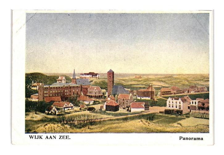 974535 Wijk aan Zee NH Panorama Prent Plaatje Niet Gelopen, Verzamelen, Ansichtkaarten | Nederland, Ongelopen, Noord-Holland, Ophalen of Verzenden