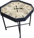 Designer Kloktafel | Tafelklok, Metaal of Aluminium, 55 tot 75 cm, Zo goed als nieuw, Overige vormen