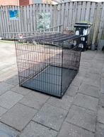 Gebruikte stalen zwarte bench., Dieren en Toebehoren, Hondenhokken, Ophalen, Gebruikt, 110 cm of meer