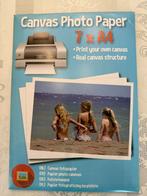 Canvas Fotopapier 7x A4, Ophalen, Nieuw