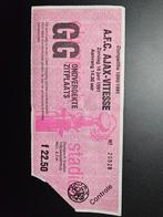 kaartje AJAX - VITESSE 1990/1991, Ophalen of Verzenden, Zo goed als nieuw, Vitesse, Poster, Plaatje of Sticker