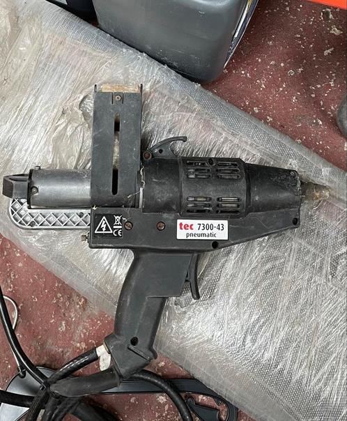 Spray Tec 7300 43mm pneumatic spray lijmpistool, Doe-het-zelf en Verbouw, Gereedschap | Overige machines, Gebruikt, Ophalen