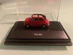Fiat 500 1:87 cabrio rood in box, Hobby en Vrije tijd, Modelauto's | 1:87, Ophalen of Verzenden, Nieuw, Auto, Overige merken