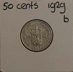 1/2 gulden 1929 B, Postzegels en Munten, Munten | Nederland, Ophalen of Verzenden, Koningin Wilhelmina, ½ gulden