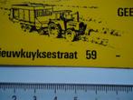 sticker oud Landbouw tuinbouw traktor machine nieuwkuyk, Verzenden, Zo goed als nieuw, Bedrijf of Vereniging