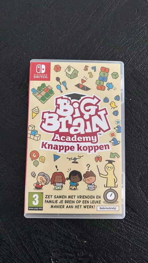 Big Brain Academy: Knappe Koppen nintendo switch, Spelcomputers en Games, Games | Nintendo Switch, Zo goed als nieuw, Overige genres