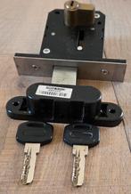 Nemef Bijzetslot+sluitkom+cilinderslot RVS DM60 SKG2, Ophalen of Verzenden, Nieuw, 50 tot 100 mm, Rvs