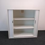 Roldeurkast, Gispen Meta, 120x47x118cm (bxdxh) Wit RD71, Gebruikt, 100 tot 150 cm, -, 100 tot 150 cm