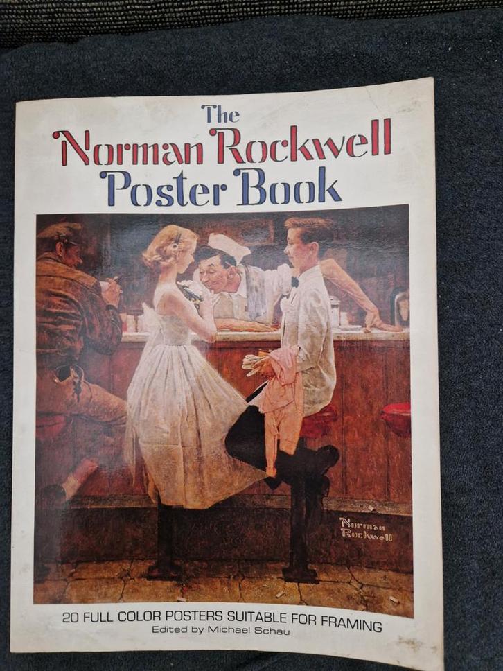 Norman Rockwell Poster Book - 20 Posters, Boeken, Kunst en Cultuur | Fotografie en Design, Gelezen, Fotografie algemeen, Ophalen