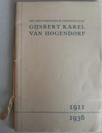 Het Rotterdamsch genootschap 1911-1936 Gijsbert Karel van..., Gelezen, Ophalen of Verzenden, 20e eeuw of later