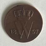 Nederlandse 1 Cent munt 1837 (Willem I, koper), Ophalen of Verzenden, Koning Willem I, 1 cent, Losse munt