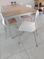 Eetkamerstoelen. Vier. Ikea. Wit., Ophalen, Gebruikt, Wit, Vier