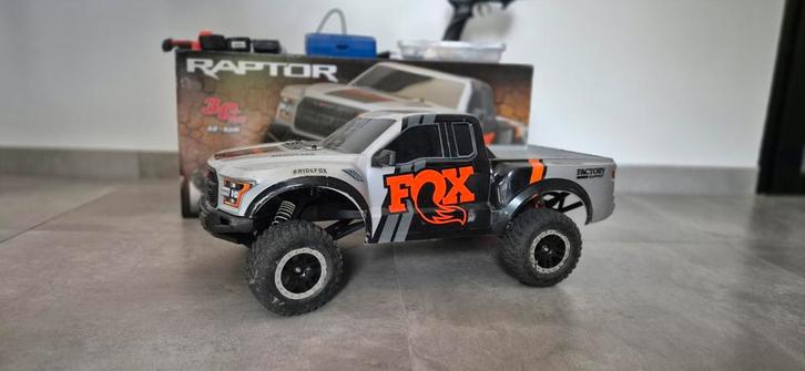 Traxxas Ford Raptor RC Truck, Hobby en Vrije tijd, Modelbouw | Auto's en Voertuigen, Gebruikt, Truck, Groter dan 1:32, Overige merken