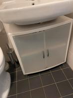Kunststof Badkamer Meubels - Wastafelkast & Bijzetkastje, Huis en Inrichting, Ophalen, Minder dan 50 cm, Gebruikt, Minder dan 100 cm