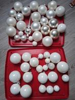 Kerstballen wit/zilver, Ophalen