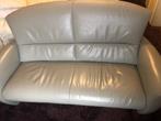 Leren bankstel, Huis en Inrichting, Banken | Bankstellen, Ophalen, 150 tot 200 cm, Tweepersoons, Zo goed als nieuw