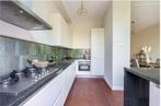 Keuken beige, natuursteen blad, hoek vorm incl apparatuur, Ophalen, Gebruikt, Hoekkeuken, Graniet of Steen