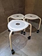 Ahrend 262 design stoelen, SET 4 retro stoel vintage stoelen, Ophalen, Metaal, Wit, Zo goed als nieuw