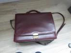 leren  retro schooltas, Gebruikt, Bruin, Aktetas of Boekentas, Ophalen of Verzenden