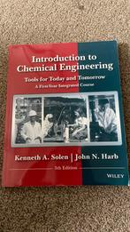 Introduction to chemical engineering 5th edition, Boeken, Kenneth A. Solen and John N. Harb, Ophalen of Verzenden, Zo goed als nieuw