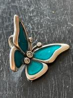 Zilveren 925 vlinder hanger - Pandora stijl met ketting, Sieraden, Tassen en Uiterlijk, Kettingen, Verzenden, Nieuw, Zilver