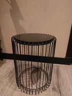 Zwarte bijzettafel Woonexpress met marmeren blad, Ophalen