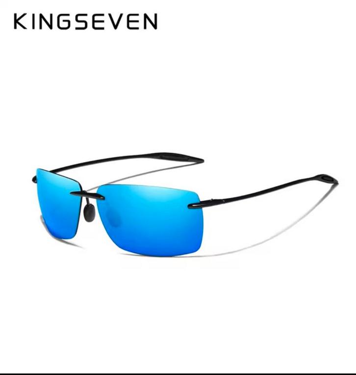 Kingseven TR90. Gepolariseerde blauwe spiegelende glazen., Sieraden, Tassen en Uiterlijk, Zonnebrillen en Brillen | Heren, Nieuw