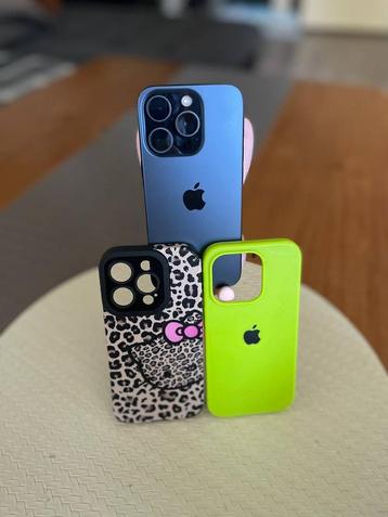 iPhone 15 pro 128gb  Blauw - Incl. Hoesjes! beschikbaar voor biedingen