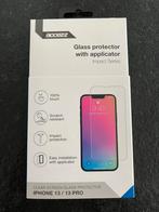Glasscreenprotector met applicator, Telecommunicatie, Mobiele telefoons | Hoesjes en Frontjes | Apple iPhone, Nieuw, Frontje of Cover