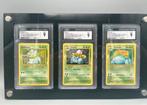 CGC-9 Bulbasaur, Ivysaur, Venusaur Holo-kaarten, Hobby en Vrije tijd, Verzamelkaartspellen | Pokémon, Ophalen of Verzenden, Zo goed als nieuw