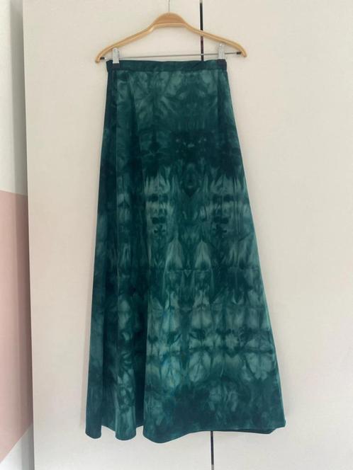 Mooie lange groene vintage rok 38, Kleding | Dames, Rokken, Zo goed als nieuw, Maat 38/40 (M), Groen, Onder de knie, Ophalen of Verzenden
