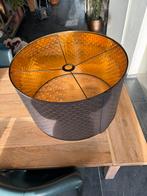 Lampenkap goud met zwart, Huis en Inrichting, Lampen | Lampenkappen, 25 tot 50 cm, Zwart, Rond, Ophalen of Verzenden