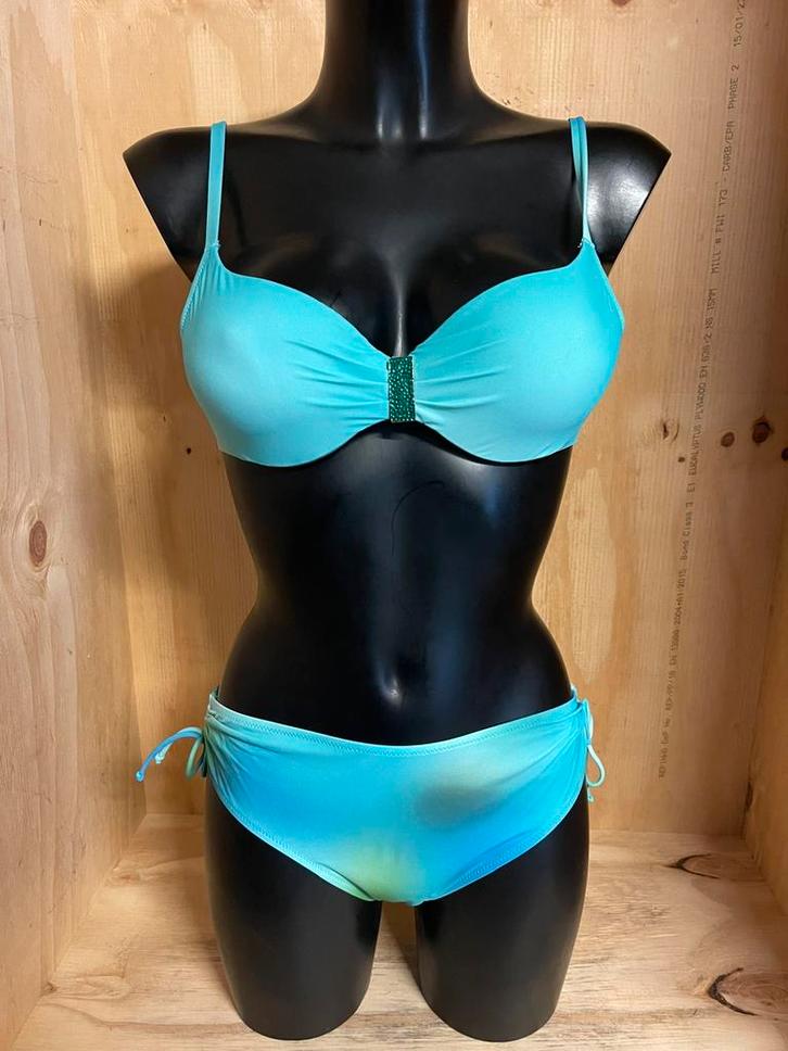 Exilia bikini maat 3b = 75b met slip 38/40 arnica, Kleding | Dames, Badmode en Zwemkleding, Nieuw, Bikini, Blauw, Verzenden