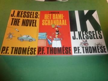 3x Thomese  J.Kessels The novel + Het bami-schandaal + Ik beschikbaar voor biedingen