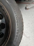 Set 16 inch winterbanden met stalen velgen., Auto-onderdelen, Banden en Velgen, Ophalen, Velg(en), 16 inch, Winterbanden