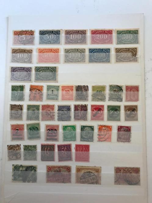 Leuke collectie Duitse Rijk gestempeld en postfris (V007), Postzegels en Munten, Postzegels | Europa | Duitsland, Gestempeld, Duitse Keizerrijk