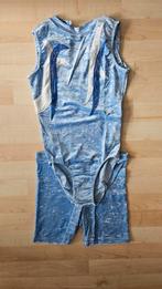 Turnpakje, Sport en Fitness, Turnen, Blauw, Maat 36 t/m 42, Ophalen of Verzenden, Zo goed als nieuw