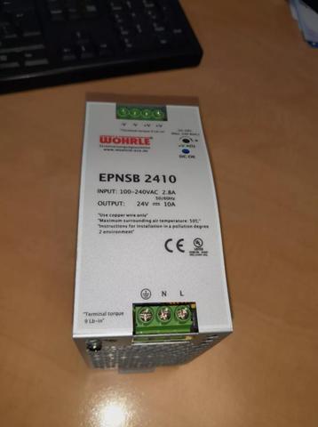 WÖHRLE Powersupply EPNSB 2410, 24V 10A beschikbaar voor biedingen