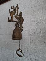 Antieke Koperen Bel met Engel, Ophalen of Verzenden, Koper