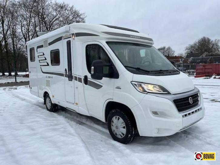 Hymer Exsis-T 474 Automaat. Slechts 46.380 km, Caravans en Kamperen, Campers, Bedrijf, tot en met 2, Half-integraal, Hymer, Fiat