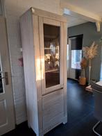 Mooie robuuste vitrine kast, Ophalen, 200 cm of meer, 50 tot 100 cm, Zo goed als nieuw