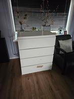 IKEA Malm Ladekast Hoogglans Wit 80x40, Huis en Inrichting, Kasten | Ladekasten, Ophalen, Gebruikt, 50 tot 100 cm, 3 of 4 laden