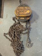ketting takel 500kg, Ophalen, Gebruikt