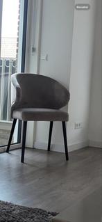 Grijze Eettafel Stoelen, Huis en Inrichting, Stoelen, Ophalen, Zo goed als nieuw, Eén, Stof