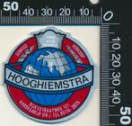 Sticker: Hooghiemstra - Hardegarijp (1), Ophalen of Verzenden, Zo goed als nieuw, Bedrijf of Vereniging