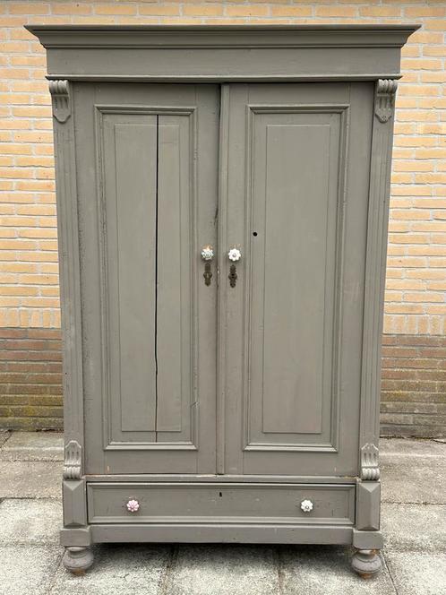 Prachtige vintage meidenkast / antieke kast, Antiek en Kunst, Antiek | Meubels | Kasten, Ophalen