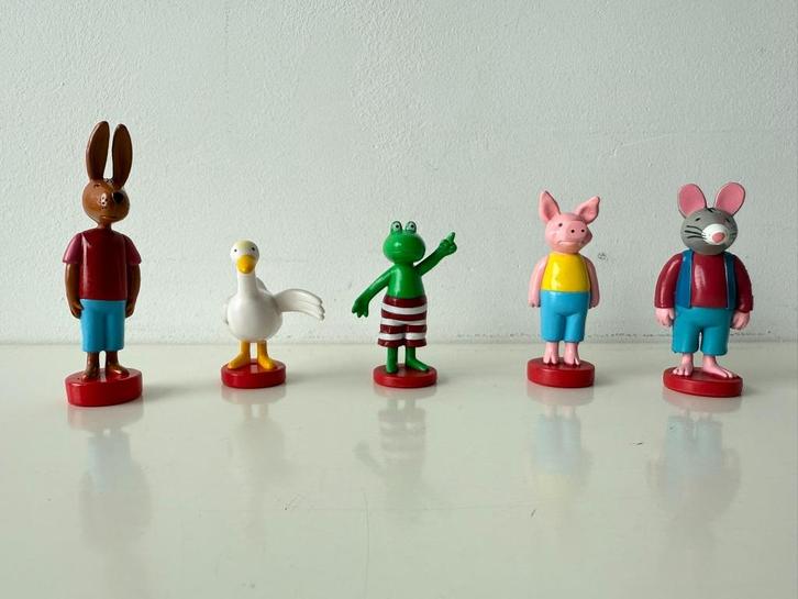 Figuur, poppetje, taarttopper Kikker, Haas, Rat / Velthuijs, Verzamelen, Poppetjes en Figuurtjes, Zo goed als nieuw, Ophalen of Verzenden