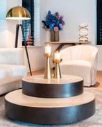 Salontafel Avalon Richmond Interiors €495, Huis en Inrichting, Tafels | Salontafels, 50 tot 100 cm, Rond, Zo goed als nieuw, Metaal