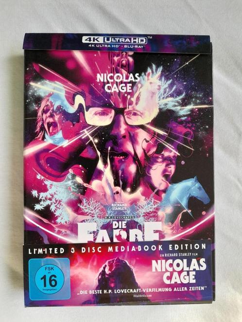 Color Out Of Space (2019) - Mediabook - 4K + Blu-Ray, Cd's en Dvd's, Blu-ray, Zo goed als nieuw, Horror, Ophalen of Verzenden