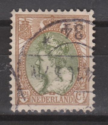 NVPH 70 gebruikt Wilhelmina 1899 ; OUD NEDERLAND per stuk beschikbaar voor biedingen